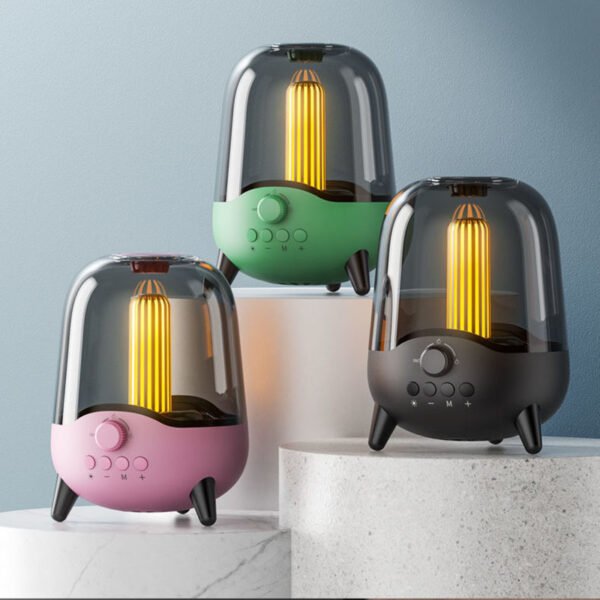 CandleGlow Speaker Portable Bluetooth with Multifunction BS002 - Image 4