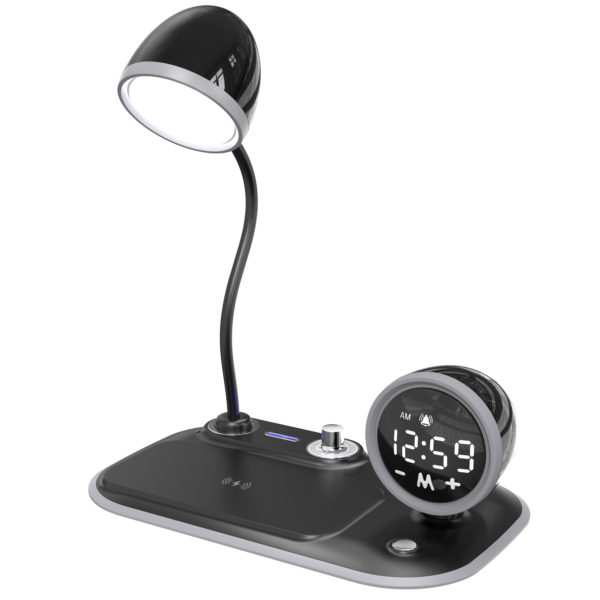 Table Lamp Clock Wireless Charger WC011 - Image 7