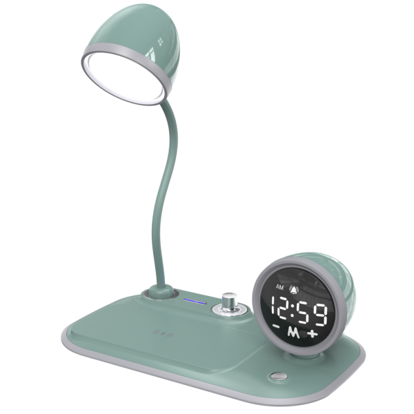 Table Lamp Clock Wireless Charger WC011