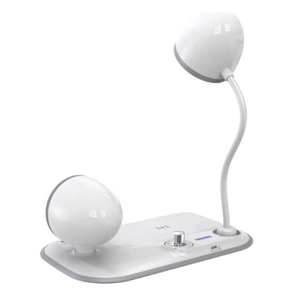 Table Lamp Clock Wireless Charger WC011 - Image 3