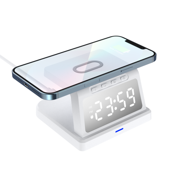 3-in-1 Clock Wireless Charger WC003 - Image 6