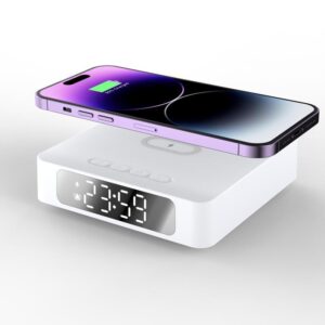 2-in-1 Wireless Charger with Digital Clock WC028 - UGOTECK