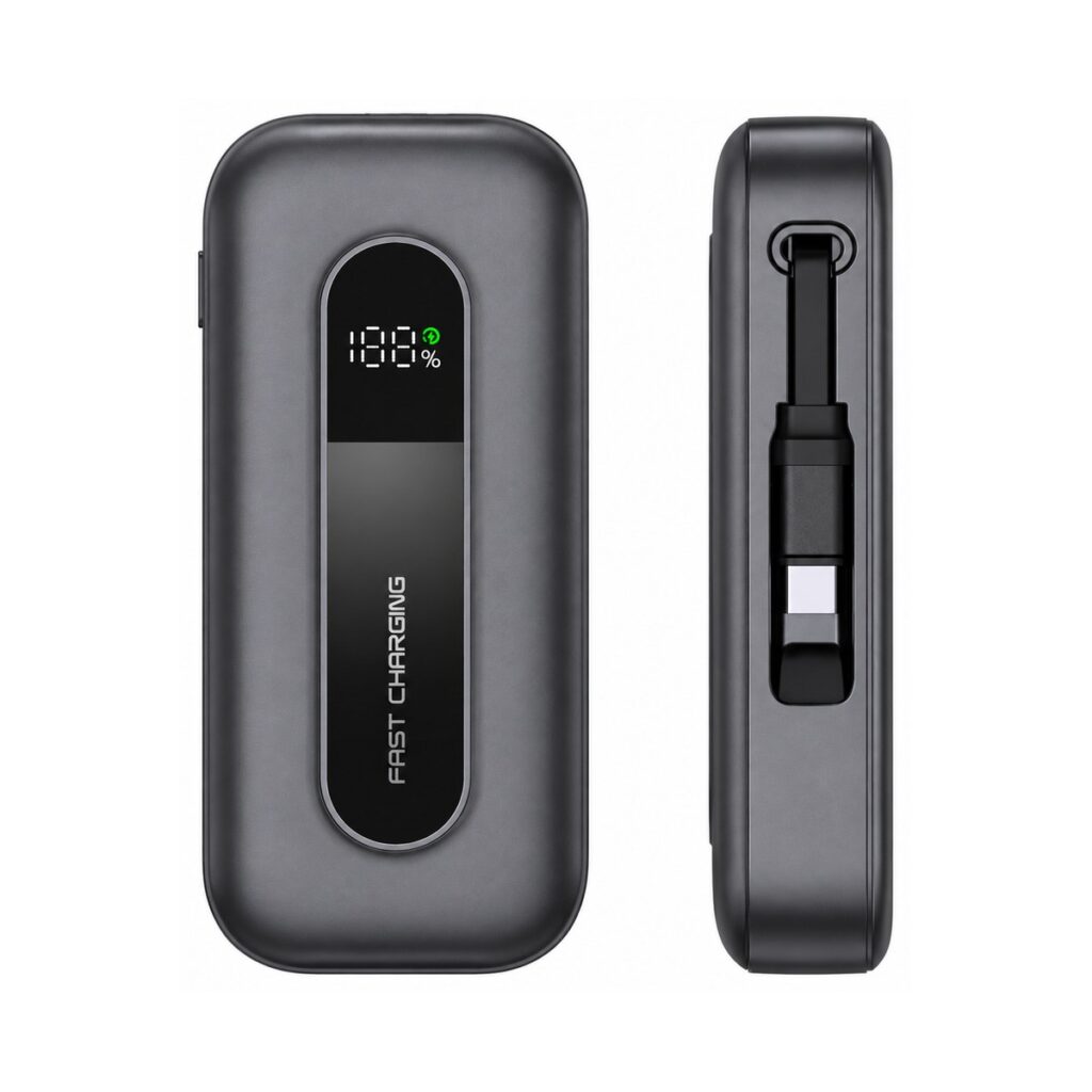 10,000mAh Built-in Cable Power Bank PBC023 - UGOTECK