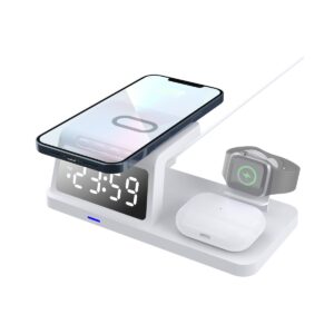 4-in-1 Wireless Charger with Clock WC004 - UGOTECK