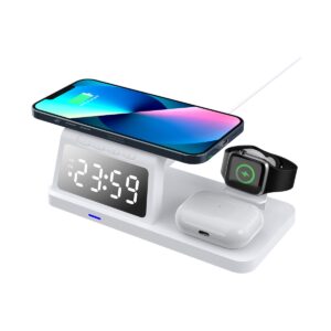 4-in-1 Wireless Charger with Clock WC004 - UGOTECK
