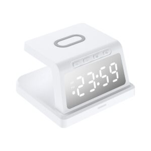 3-in-1 Clock Wireless Charger WC003 - UGOTECK