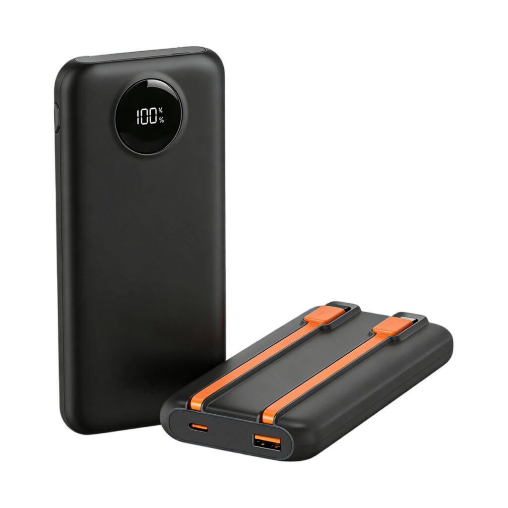 10,000mAh Built-in Cable Power Bank PBC015 - UGOTECK