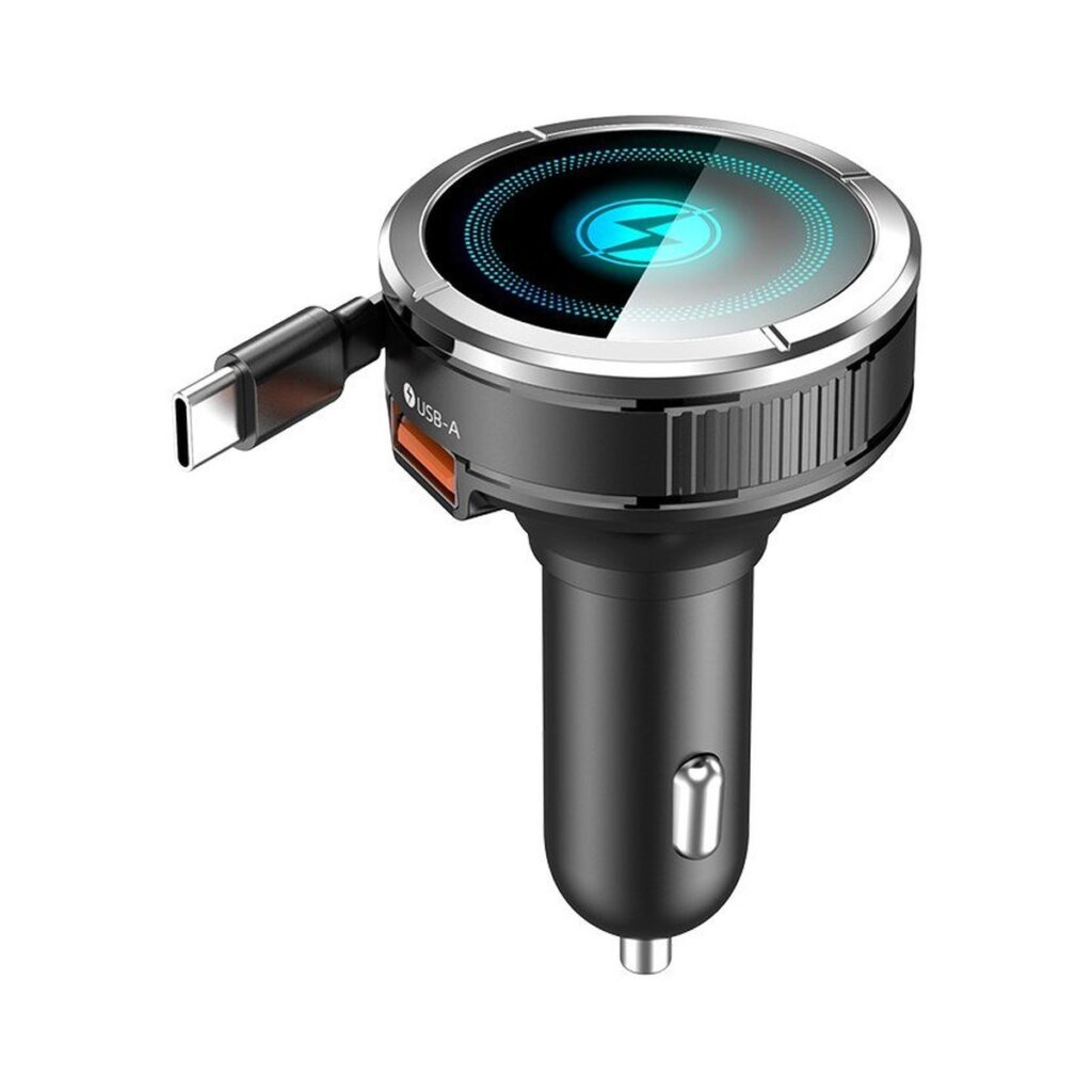 54W Retractable Cable Car Charger CCC004 - UGOTECK