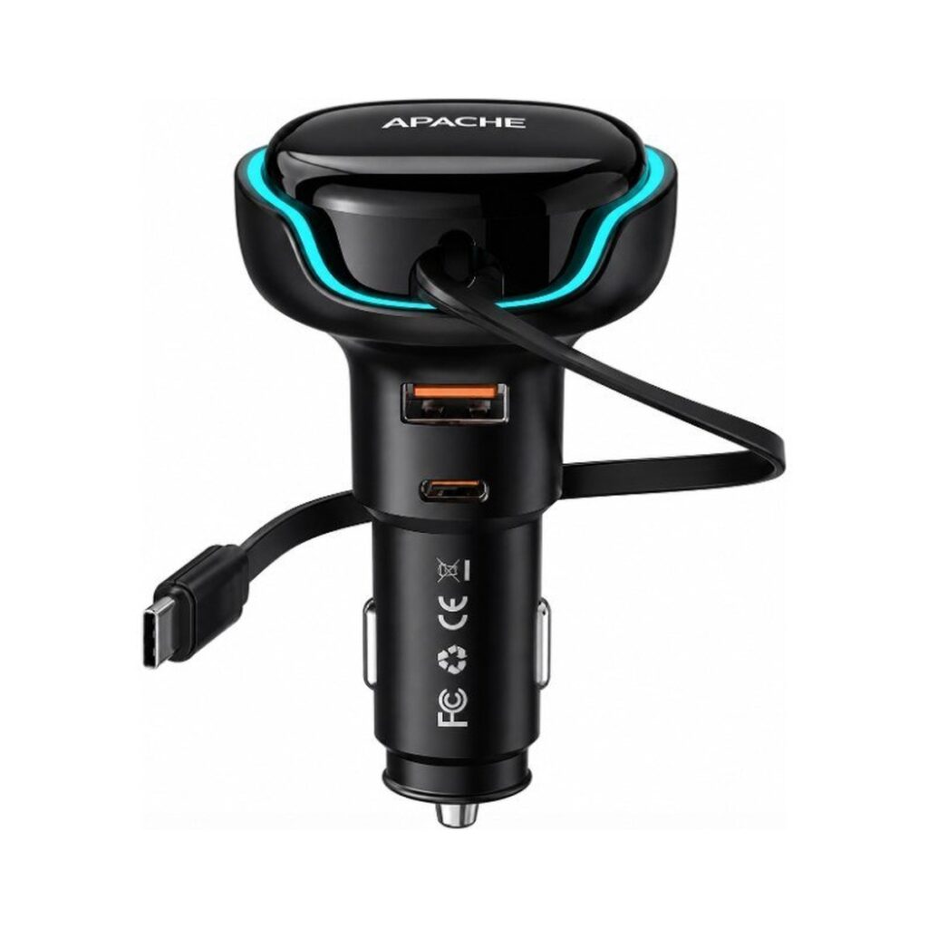78W Retractable Cable Car Charger CCC003 - UGOTECK