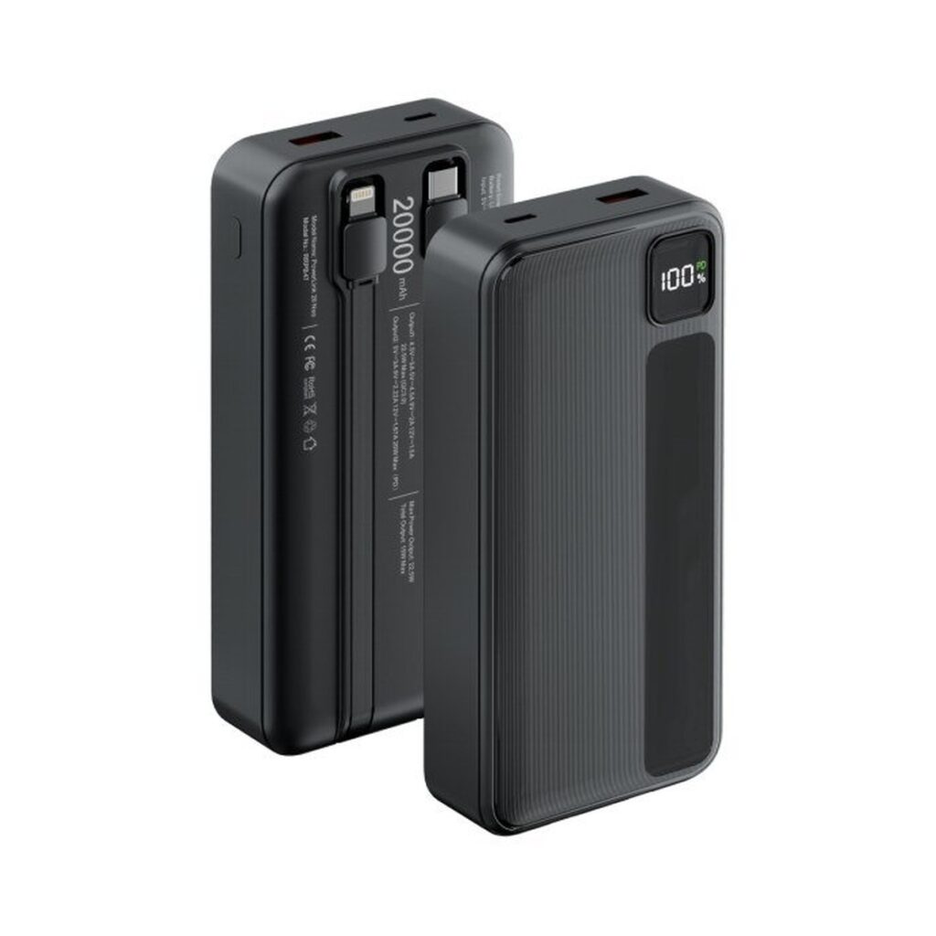 20,000mAh Built-in Cable Lightning Power Bank - UGOTECK