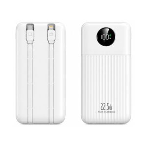 10,000mAh Built-in Cable Power Bank - UGOTECK