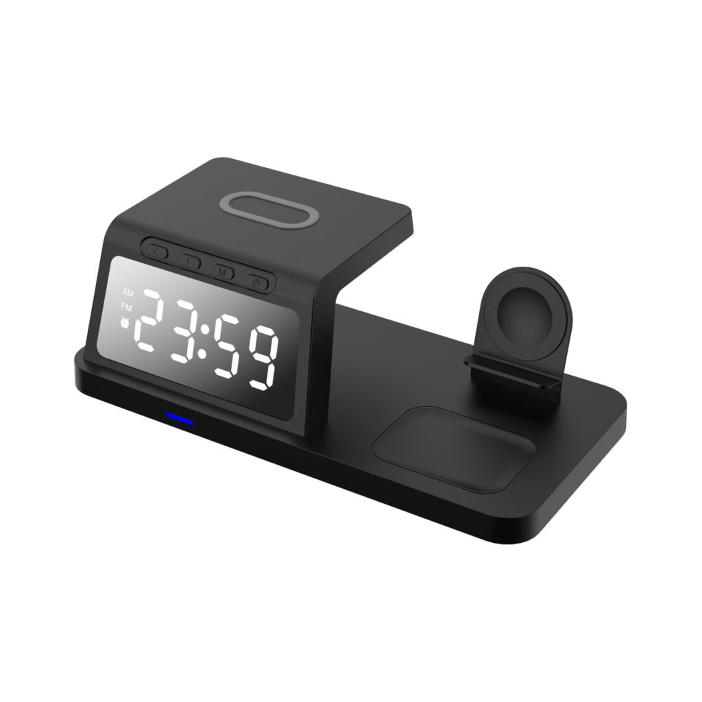 4-in-1 Wireless Charger with Clock WC004 - UGOTECK