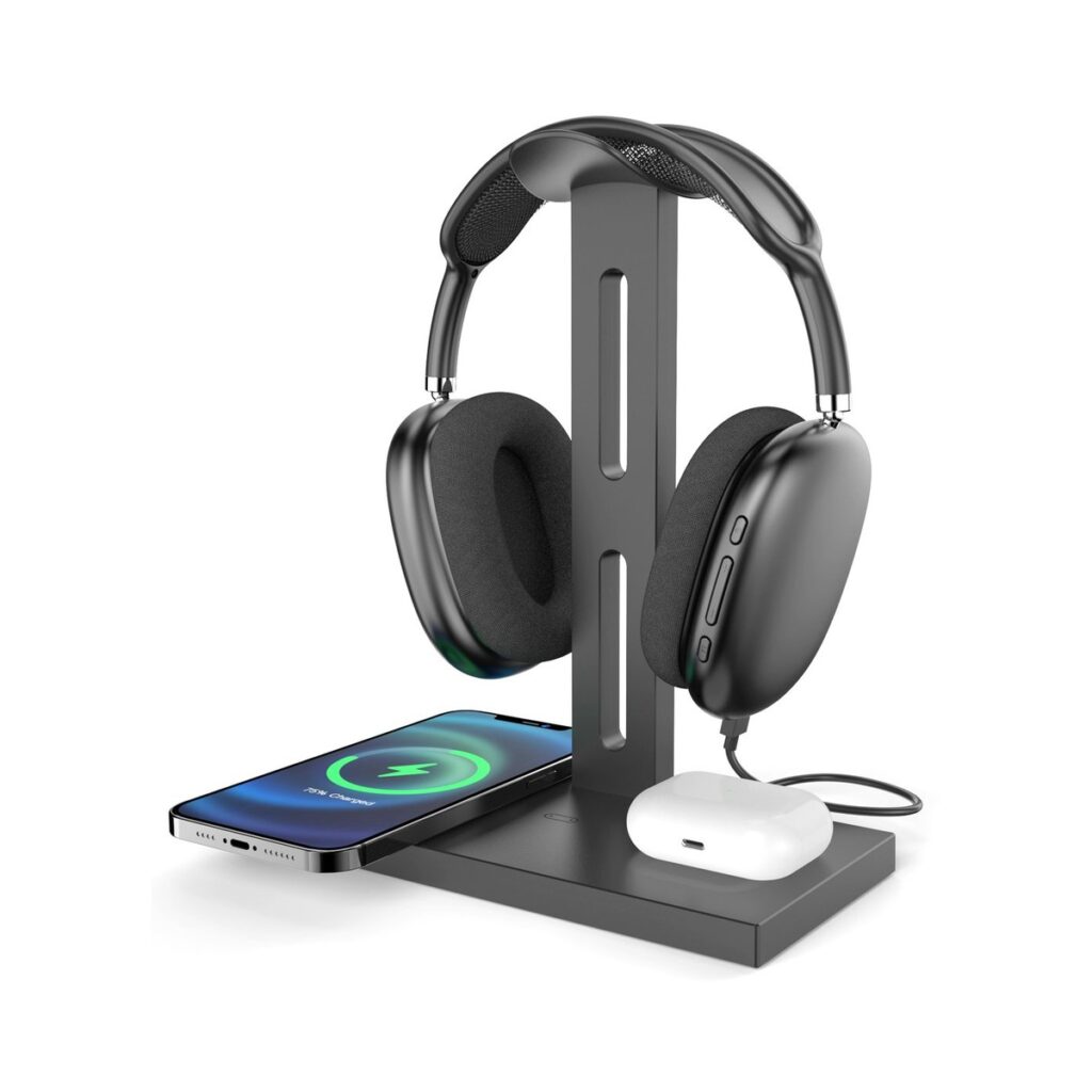 3-in-1 Wireless Charger with Earphone Stand WC029 - UGOTECK