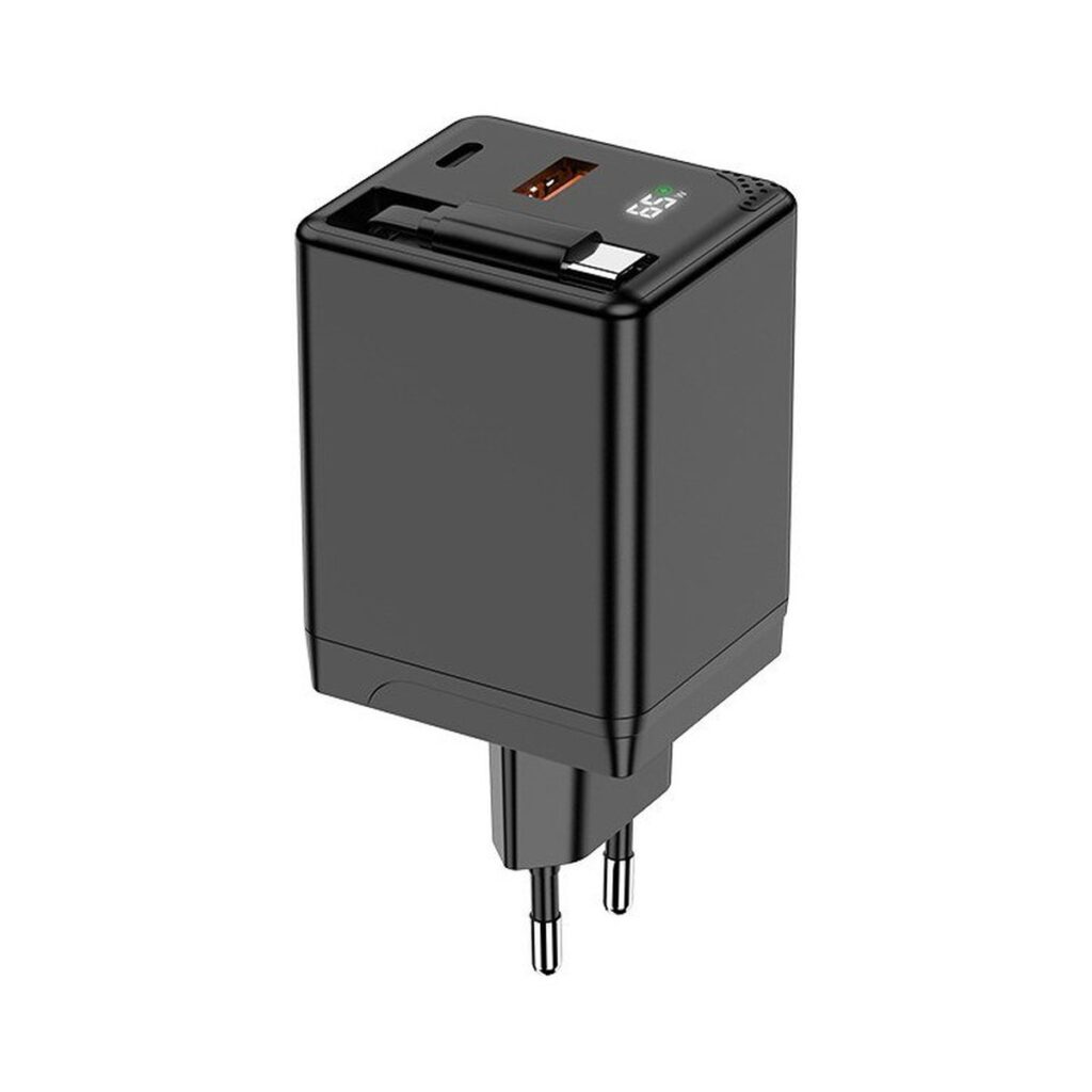 65W Dual-Port Retractable Wall Charger - UGOTECK
