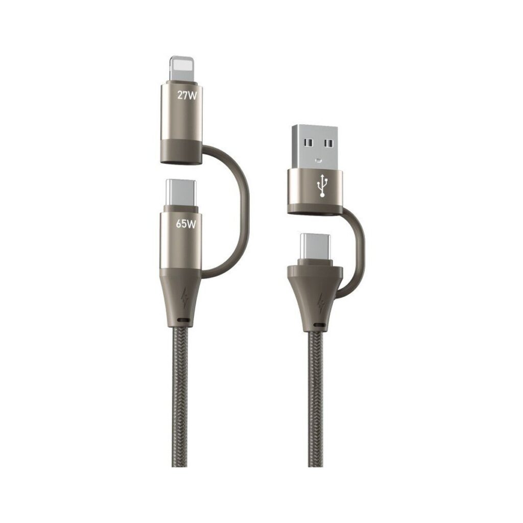 100W USB-C to USB-C Aluminum Alloy Lightning Charging Cable - UGOTECK