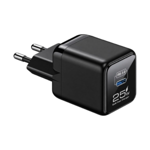 UGOTECK WCM001 black 25W single USB-C charger with EU round-pin plug